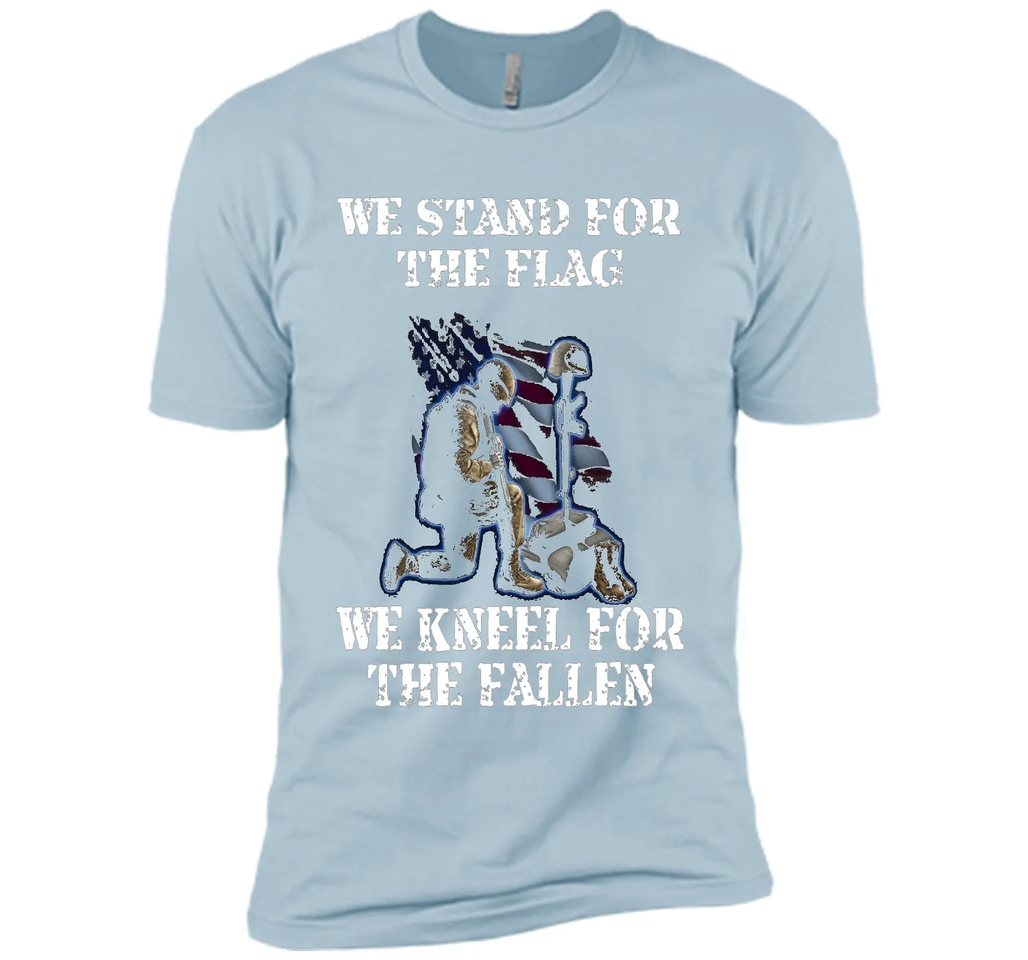 We Stand For The Flag We Kneel For The Fallen T-Shirt