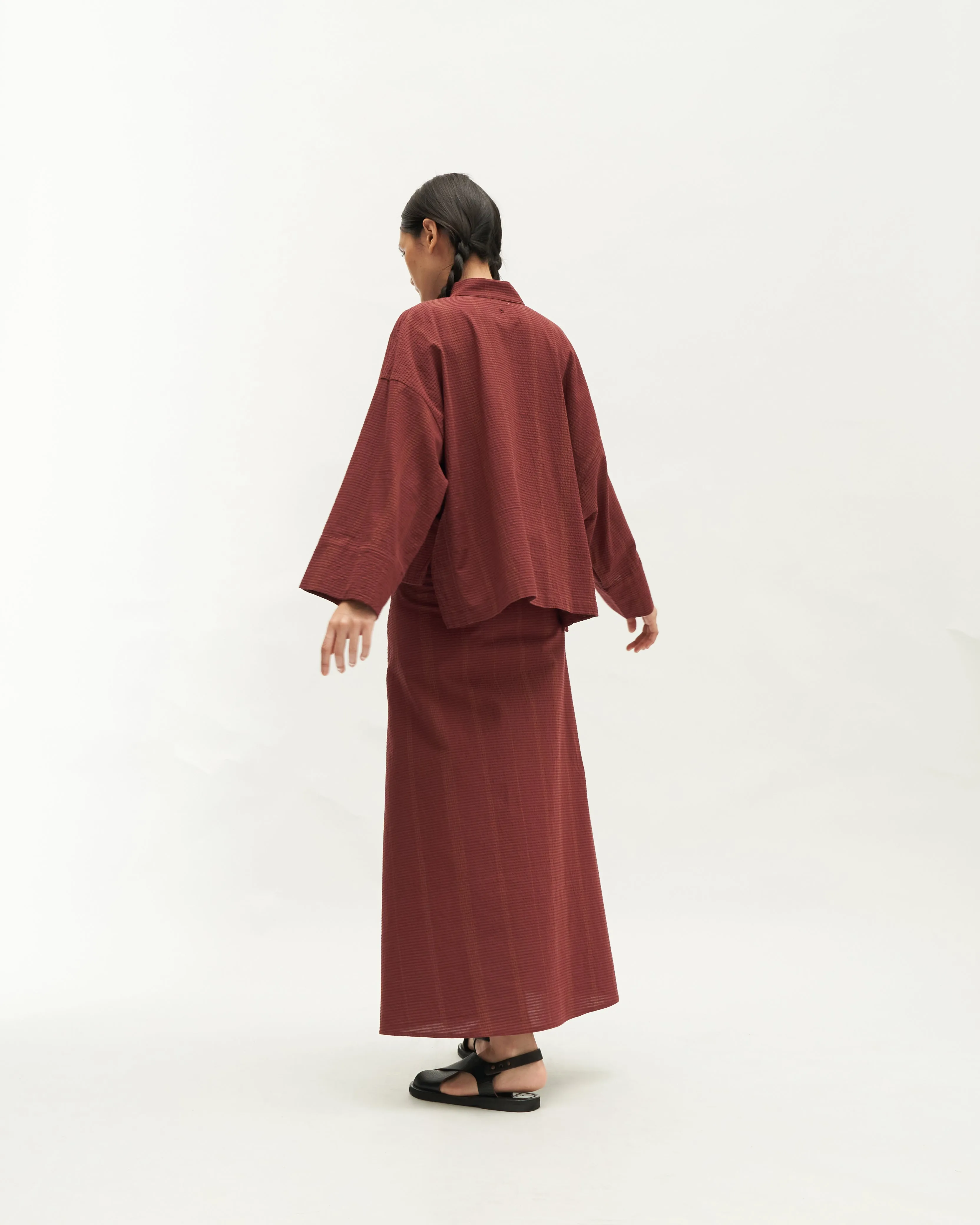 Women: Tàiyáng Boxy Top (Rosewood)