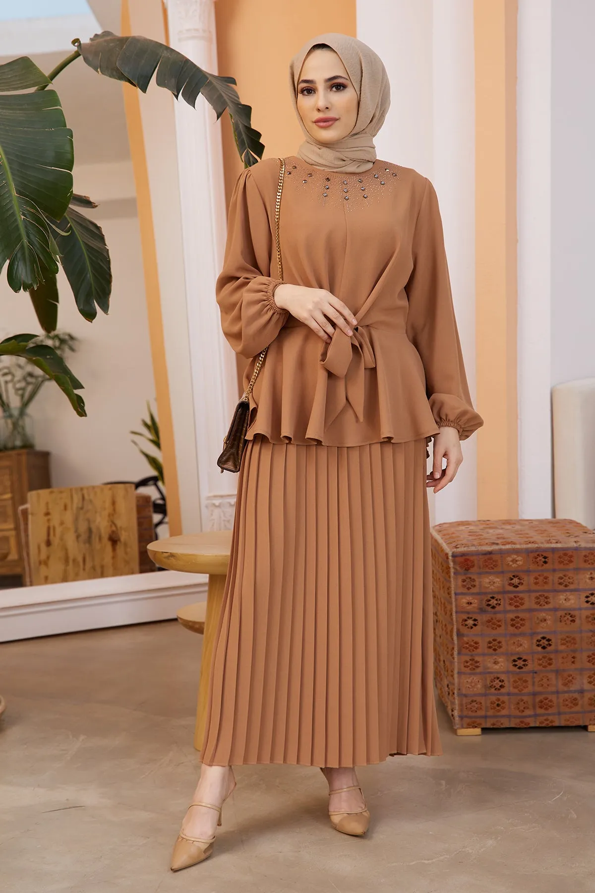 ZRF Women Greenhouse Skirt Suit - Mink - Stretford
